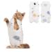 WLLHYF Cat Surgery Recovery Suit Breathable Kitten Onesie Full Bodysuit Clothes Post Neuter Surgery Spay Cone Anti Licking Abdominal Wound Protector for Small Male Female Pets (Medium)