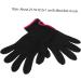 Alipis 1 Set 4pcs Gloves Curling Iron Glove Bumps Glove Anti-Scald Hairdressing Tool Black 21.5X12.2 cm - Buy Online on SooperMarket.com