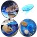 Silent Hamster Wheel Hamster Flying Saucer Plastic Running Wheel Playing Toy Hamster Running Sports Wheel for Gerbils Squirrels Guinea Pig Syrian Small Animals Pets - Buy Online on SooperMarket.com