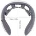 U-Shaped Neck Massage Device - Ergonomic 42 C Hot Compress Deep Tissue & Trigger Point Massager with 6 Heads for Home Office & Travel - International Shipping Available - Buy Online on SooperMarket.com