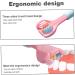 Buy 4PC Manual Toothbrush Set - 3 Page Bristle Path for Complete Dental Care - International Shipping - Buy Online on SooperMarket.com