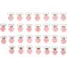 30-Pack Pink Galvanized Pacifier Clips - Perfect for Crafting & DIY Projects - Buy Online on SooperMarket.com
