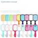 Comb Women's Scalp Massage Comb Hair Brush Women's Hollowed Out Home Salon Hair Styling Tool Comb Wide Tooth Comb (Color : Rose red-white) - Buy Online on SooperMarket.com