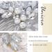 Unicra Bridal Wedding Hair Comb - Silver Crystal & Pearl Hair Accessories for Women & Girls - Buy Online on SooperMarket.com