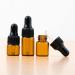 Zeoabsy 20 Mini 1ml Brown Glass Drip Bottles with Pipettes - Ideal for Aromatherapy & Essential Oils Storage - Buy Online on SooperMarket.com
