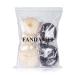 8pcs Hair Donut Bun Maker Set - FANDAMEI Dark Brown & Beige Bun Makers with Hair Elastic Bands and Pins - Buy Online on SooperMarket.com