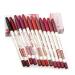 Sankuwen Waterproof Lip Liner Pencil Set - 12 Vibrant Colors - Buy Online on SooperMarket.com