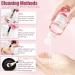 QUKLOGEN 3 In 1 Makeup Brush Cleaning Set Multifunctional Washing Bowl Drying Basket with Handle Silicone Cleaner Mat Removal Cleaner Sponge 150ml/5.12fl.oz Professional Makeup Brush Cleaner (Pink) - Buy Online on SooperMarket.com