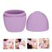 Balacoo Silicone Face Ice Roller - Cooling Facial Massage Globes for Eyes - Purple Silica Gel - 11.5x7cm - Buy Online on SooperMarket.com