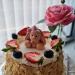 Brown Bunny Cake Topper 100% EDIBLE Decoration Personalised Name - Buy Online on SooperMarket.com