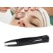 Verdant Touch Mini Slant Tweezer 2 in 1 Multifunctional Eyebrow Tweezer with Comb Slant Tip Mini Grooming Tool for Eyebrows Facial Hair Eyelashes Black - Buy Online on SooperMarket.com