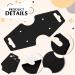 Eersida 500 Pcs Kraft Necklace Display Cards - Adhesive Jewelry Packaging for Choker, Earring, Hairband - Black Bracelet Holder for Small Business Supplies - Buy Online on SooperMarket.com