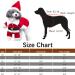 Delifur Pet Christmas Santa Claus Suit with Cap - Dog/Cat Xmas Costume Party Suit (Red, Size S) - Warm Hoodie for Winter - Buy Online on SooperMarket.com