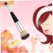 Multifunction Double Head Makeup Brush | Professional Wood Handle for Blush & Eye Powder | Smooth Application | Black & Silver - Buy Online on SooperMarket.com