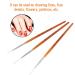 Nail Art Drawing Line Brush - UV/LED Painting & Builder Tips for Perfect Nails - International Shipping - Buy Online on SooperMarket.com