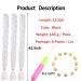 6 Packs Eunice Jumbo Braiding Hair Extensions - Colorful Synthetic Kanekalon for Crochet Box Braids - 165g/pcs 104cm (White) - International Shipping Available - Buy Online on SooperMarket.com