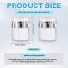 2Pcs 30ml Airless Pump Cream Jar Travel Bottles for Lotions & Makeup - Buy Online on SooperMarket.com