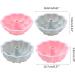 Cookie Cutter Grade Silicone Chocolate Flowers and Braided Baking Utensils Fondant Mold Gift Silicone Muffin Molds Pink flower pattern - Buy Online on SooperMarket.com