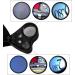 Gift2U Jewelers Eye Loupe 2 Lens 30X 60X Black White Illuminated Jewelry Magnifier with Bright LED Lights for Gems Jewelry 2 Pieces - Buy Online on SooperMarket.com