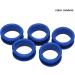 jayzee 50 Pieces Silicone Finger Rings for Scissors Adds Hair Cutting Styling Tools Accessories Mixing Colours - Buy Online on SooperMarket.com