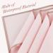 LEMEOSO 20 Sheets Flower Wrapping Paper with Ribbon | Waterproof Floral Bouquet Supplies for Wedding, Birthday & DIY Crafts | 22.8x22.8 Inch (Pink) - Buy Online on SooperMarket.com