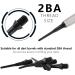 Tian Ma 2BA Thread Plastic Tip Dart Points - Black 200 Pack | Soft Dart Tips Replacement & Accessories - Buy Online on SooperMarket.com