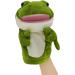 Lilizzhoumax Simulation Frog Hand Puppet Plush Toy - Cute Stuffed Animal for Role-Playing and Early Education - Interactive Kids Gift - Buy Online on SooperMarket.com