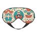 Hand and Happy Fathers Day Soft Sleep Eye Mask Female Breathable Eye Patch Perfect for Travel and Relaxation