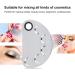 Professional Stainless Steel Makeup Mixing Palette & Spatula - Perfect for Foundations Eye Shadows Lipsticks & Nail Art - Buy Online on SooperMarket.com