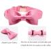 Lionet Paw's Comfortable Silk Pink Dog Collar with Removable Fly - Large Dogs (Neck 40-60cm) - 1 Pack - Buy Online on SooperMarket.com