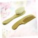 Beavorty 2pcs Baby Hair Brush and Comb Set - Gentle Hair Cleaning for Toddlers | Wooden Shower Brush for Babies - Buy Online on SooperMarket.com