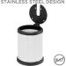 Bath Bliss Bowl Holder with Self Closing Lid - Space Saver, Deep Cleaning, Finger Print Proof Finish - Hygienic Toilet Brushes - White (1 Pack) - Buy Online on SooperMarket.com