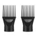NA 2 Pcs Hair Dryer Diffusers Wind Blow Cover Comb Attachment Nozzles Quality Hair Styling Nozzle Tools for Hair Salon Home Black 6uu