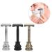 Manual Copper Safety Razor for Men - Silver Beard Shaving Tool with Base | Eco-Friendly Shaving Solution - Buy Online on SooperMarket.com