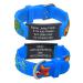 Kids Bracelet Safety ID Wristbands - Cusromised Outdoor Anti-Lost Wristband with Silicone Cartoon Pattern Personalised Medical Alert Bracelets with Emergency Contact Information For Child Boys Girls Blue Black-dinosaur