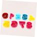 Alipis 10pcs Silicone Molds Silicone Baking Mold Number Molds Number Fondant Mold 10 Piece Set Fudge - Buy Online on SooperMarket.com