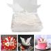 Hpory Cake Topper 60 Pcs Edible White Wings Cupcake Toppers Glutinous Rice Paper Happy Birthday Cake Toppers Angel Wings Cake Decorations for Birthday Wedding Celebration Party - Buy Online on SooperMarket.com