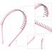 Quesuc 10 Pieces Unisex Metal Teeth Comb Hair Hoop Hairband Headband Hair Accessories Multicolor - Buy Online on SooperMarket.com