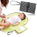 Baby Changing Mat Portable Travel Changing Mat Waterproof Folding Nappy Change Mat 70 x 50cm Grey