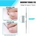 OosoFitt 7Pcs Stainless Steel Ingrown Toenail Clippers Set - Professional Toe Nail Nippers for Surgery Grade Manicure Pedicure - Silver - Buy Online on SooperMarket.com