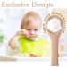 5 Pcs Silicone Baby Weaning Spoons - Self-Feeding Training Spoons for Mini Kids | Safe Utensils for Babies Over 6 Months - Perfect for Boy and Girl Toddlers - Buy Online on SooperMarket.com