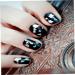 12 Pot/Set Gel Nail Polish Set Nail Art Accessories Gold Silver Paillette Foil Chip Sparkling Flake DIY Glitter Decal Acrylic UV Gel Decoration - Buy Online on SooperMarket.com