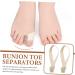 FOMIYES Toe Spacer Set - Toe Separator & Straightener for Hammer Toe, Plantar Fasciitis, and Bunion Relief - 2pcs - 25.3x2.3cm - Buy Online on SooperMarket.com