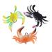 3 Pack Soft Fish Fishing Crab Lures Bait with Hooks Simulation SaltwaterLure Fishing Tackle Accessory Tool