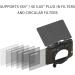 Foto4easy Mini Matte Box: Lightweight 15mm Rod Support for DSLR Mirrorless Cameras - Compatible with 67mm/72mm/77mm/82mm Lenses - Supports 4x4/4x5.65 Filters - Black Standard Edition - Buy Online on SooperMarket.com