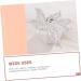 WOFASHPURET Bridal Comb Bride Hair Comb Clip Bride Hairpiece Bridal Headpieces for Wedding Women Hair Accessories Wedding Party Headpiece Floral Decor Combs Temperament Women's Decorate Alloy - Buy Online on SooperMarket.com