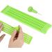 Oniuezky Braille Slate & Stylus - 4-Line 28 Cell Braille Writer & Typewriter for Blind Learning & Writing - Buy Online on SooperMarket.com