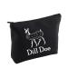 CENWA Funny Dill Pickle Gift Dill Doe Humor Deer Cucumber Cosmetic Bag Humorous Deer Gift Dill Doe