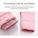 Kids Winter Puffer Jacket and Snow Bib Pants 2-Piece Snowsuit Set | Hooded Down Coat & Snow Pants Outfits | 4-5 Years - Pink - Buy Online on SooperMarket.com