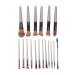 18 Pieces Makeup Brush Set Beginner Cosmetic Powder Applicator for Eyeshadow Blush Eyelashes